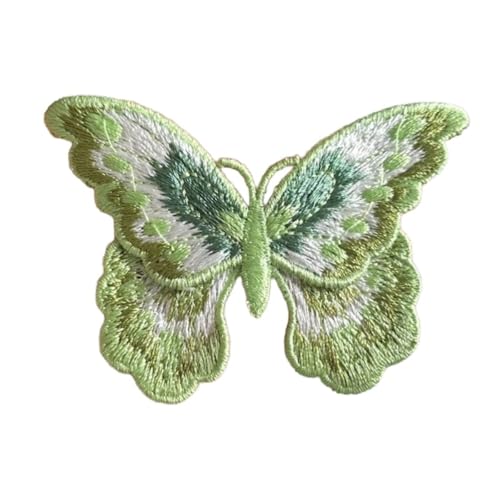 Whakano 6 Stück Stickerei Schmetterling Applikationen 5,8 x 8cm,Dekorativer Schmetterling,Spitze Nähen Aufnäher Patch,für DIY Kleidung Taschen Schal Haarschmuck,Geschenkbox Dekoration,Grün Whakano 6 Stück Stickerei Schmetterling Applikationen 5,8 x 8cm,Dekorativer Schmetterling,Spitze Nähen Aufnäher Patch,für DIY Kleidung Taschen Schal Haarschmuck,Geschenkbox Dekoration,Grün von Whakano