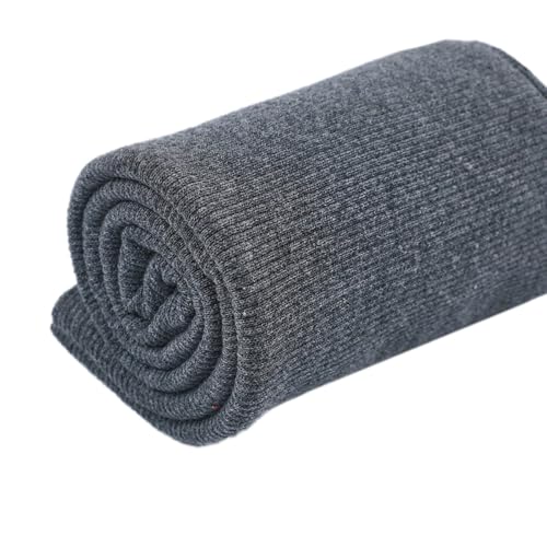 Whakano Bündchenstoff aus Baumwolle und Elasthan,Elastisch Gerippt Stoffe zum Nähen Dekorieren,Reparaturflicken,Schlauchware,Tuch für Nähen Basteln,Pullover,Ärmelbündchen,Dunkelgrau,40cmx60cm Whakano Bündchenstoff aus Baumwolle und Elasthan,Elastisch Gerippt Stoffe zum Nähen Dekorieren,Reparaturflicken,Schlauchware,Tuch für Nähen Basteln,Pullover,Ärmelbündchen,Dunkelgrau,40cmx60cm von Whakano