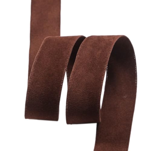 Whakano Doppelseitiges Samt Dekoband Schleifenband,Schmuckband,Geschenkband zum Verpacken Dekorieren Basteln,für Haar-Accessoires,Nähen,Geburtstag,Party,Hochzeit Dekor,Braun A,3,8cm x 10Yards Whakano Doppelseitiges Samt Dekoband Schleifenband,Schmuckband,Geschenkband zum Verpacken Dekorieren Basteln,für Haar-Accessoires,Nähen,Geburtstag,Party,Hochzeit Dekor,Braun A,3,8cm x 10Yards von Whakano