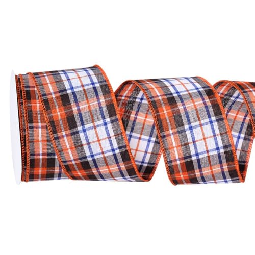 Whakano Kariertes Band Geschenkband 9m x 6,3cm Schleifenband Thanksgiving-Verpackungsband Herbstdekoration Dekoband,Bastelbänder für Weihnachten,Hochzeit,Erntedekoration,Geschenkverpackung,Blau Weiß Whakano Kariertes Band Geschenkband 9m x 6,3cm Schleifenband Thanksgiving-Verpackungsband Herbstdekoration Dekoband,Bastelbänder für Weihnachten,Hochzeit,Erntedekoration,Geschenkverpackung,Blau Weiß von Whakano