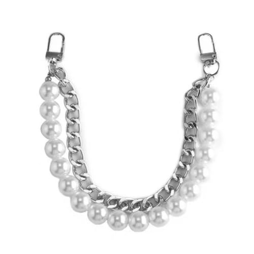 Whakano Kurz Handykette Perlen,Handygurt Universal,Hand Lanyard Handyanhänger,Kurz Schlüsselband,Ersatzkette Abnehmbare,Handy Kette Kordel zum Umhängen,für Handy,Kamera,Geldbörse Dekor,Perle Silber Whakano Kurz Handykette Perlen,Handygurt Universal,Hand Lanyard Handyanhänger,Kurz Schlüsselband,Ersatzkette Abnehmbare,Handy Kette Kordel zum Umhängen,für Handy,Kamera,Geldbörse Dekor,Perle Silber von Whakano
