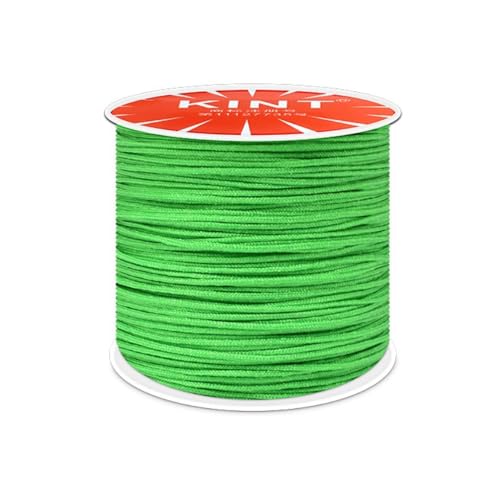 Whakano Nylonschnur 0,8mm,Makramee-Schnur,Nylon Seil Perlenschnur,Cord Makramee Band für Geflochtene Armbänder,Schmuckherstellung Handwerk Halsketten,Makramee,Geschenkverpackung,Fruchtgrün Whakano Nylonschnur 0,8mm,Makramee-Schnur,Nylon Seil Perlenschnur,Cord Makramee Band für Geflochtene Armbänder,Schmuckherstellung Handwerk Halsketten,Makramee,Geschenkverpackung,Fruchtgrün von Whakano