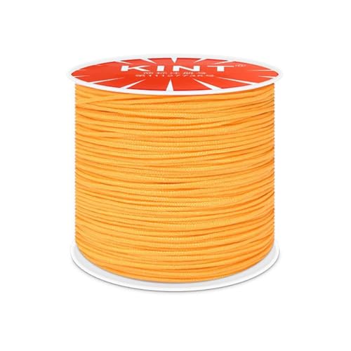 Whakano Nylonschnur 0,8mm,Makramee-Schnur,Nylon Seil Perlenschnur,Cord Makramee Band für Geflochtene Armbänder,Schmuckherstellung Handwerk Halsketten,Makramee,Geschenkverpackung,Orange Whakano Nylonschnur 0,8mm,Makramee-Schnur,Nylon Seil Perlenschnur,Cord Makramee Band für Geflochtene Armbänder,Schmuckherstellung Handwerk Halsketten,Makramee,Geschenkverpackung,Orange von Whakano