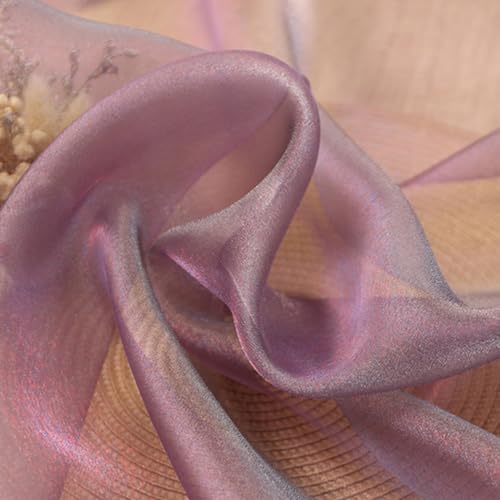 Whakano Organza Stoffe zum Nähen Meterware für Bekleidung & Deko,Organza Stoffe Tüll,universal Stoff für Nähen Basteln,Gardine Vorhänge,Tischdecken,Kostüm Kleid Bekleidung,100cm x 142cm,Helles Lila Whakano Organza Stoffe zum Nähen Meterware für Bekleidung & Deko,Organza Stoffe Tüll,universal Stoff für Nähen Basteln,Gardine Vorhänge,Tischdecken,Kostüm Kleid Bekleidung,100cm x 142cm,Helles Lila von Whakano