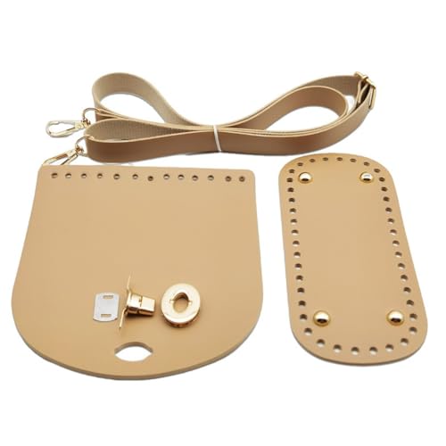 Whakano PU Leder Taschenboden zum Nähen,Handgefertigtes DIY Stricken Häkeln Taschen Zubehör für Taschenherstellung,Taschengurte/Tasche Twist Lock/Klappenabdeckung für Tragetaschen Crossbody,Khaki Whakano PU Leder Taschenboden zum Nähen,Handgefertigtes DIY Stricken Häkeln Taschen Zubehör für Taschenherstellung,Taschengurte/Tasche Twist Lock/Klappenabdeckung für Tragetaschen Crossbody,Khaki von Whakano