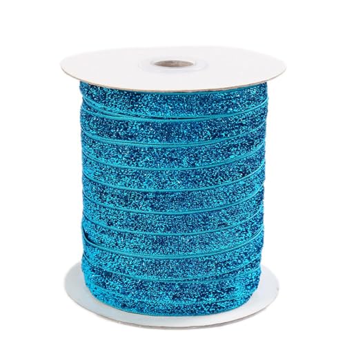 Whakano Samtband Glitzer Samt Dekoband Schleifenband Schmuckband Geschenkband,zum Verpacken von Geschenken,Nähen,Hochzeitsdekoration,Weihnachtsdekoration,Blauer See,1 cm x 50 Yards Whakano Samtband Glitzer Samt Dekoband Schleifenband Schmuckband Geschenkband,zum Verpacken von Geschenken,Nähen,Hochzeitsdekoration,Weihnachtsdekoration,Blauer See,1 cm x 50 Yards von Whakano