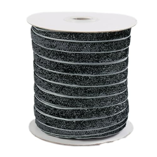 Whakano Samtband Glitzer Samt Dekoband Schleifenband Schmuckband Geschenkband,zum Verpacken von Geschenken,Nähen,Hochzeitsdekoration,Weihnachtsdekoration,Grau,1 cm x 50 Yards Whakano Samtband Glitzer Samt Dekoband Schleifenband Schmuckband Geschenkband,zum Verpacken von Geschenken,Nähen,Hochzeitsdekoration,Weihnachtsdekoration,Grau,1 cm x 50 Yards von Whakano