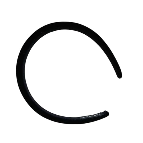 Whakano Stirnbänder für Damen,Weiches und bequemes Haarband aus Samtstoff,Vintage Haarschmuck,Haarreifen für Frauen Mädchen,Hair Accessories,Kopfband für Dusche,Make-up,Sport,Yoga,Schwarz von Whakano