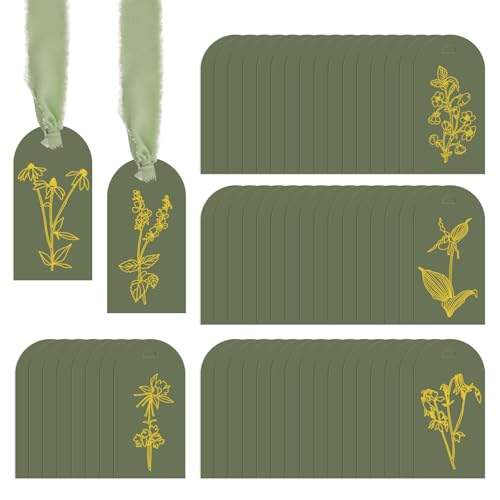 Whaline 50 Stück salbeigrüne Acryl-Tischkarten DIY Blanko-Namenskarten Sitzetiketten-Karte mit Bändern für Hochzeit, Geburtstag, Babyparty, Tischdekoration, 50 Stück Whaline 50 Stück salbeigrüne Acryl-Tischkarten DIY Blanko-Namenskarten Sitzetiketten-Karte mit Bändern für Hochzeit, Geburtstag, Babyparty, Tischdekoration, 50 Stück von Whaline