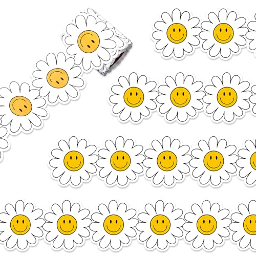 Whaline Pinnwand mit Gänseblümchen-Motiv, 100 cm, Weiß / Gelb, Smiley, Gänseblümchen, gestanzt, Bordüre für Kreidetafel, Wanddekoration Whaline Pinnwand mit Gänseblümchen-Motiv, 100 cm, Weiß / Gelb, Smiley, Gänseblümchen, gestanzt, Bordüre für Kreidetafel, Wanddekoration von Whaline