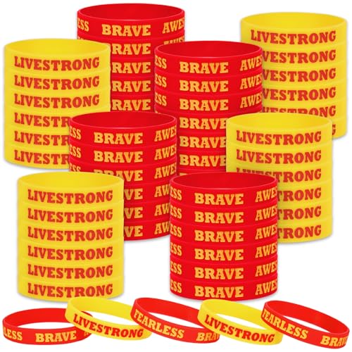Whaline VBS 2025 Armbänder, Rot, Gelb, Silikon, Gospel-Armbänder, dekorativ, wiederverwendbar, Bibelgummi-Armbänder, Großpackung für VBS-Veranstaltungen, Aktivitäten, christliche Kirche von Whaline