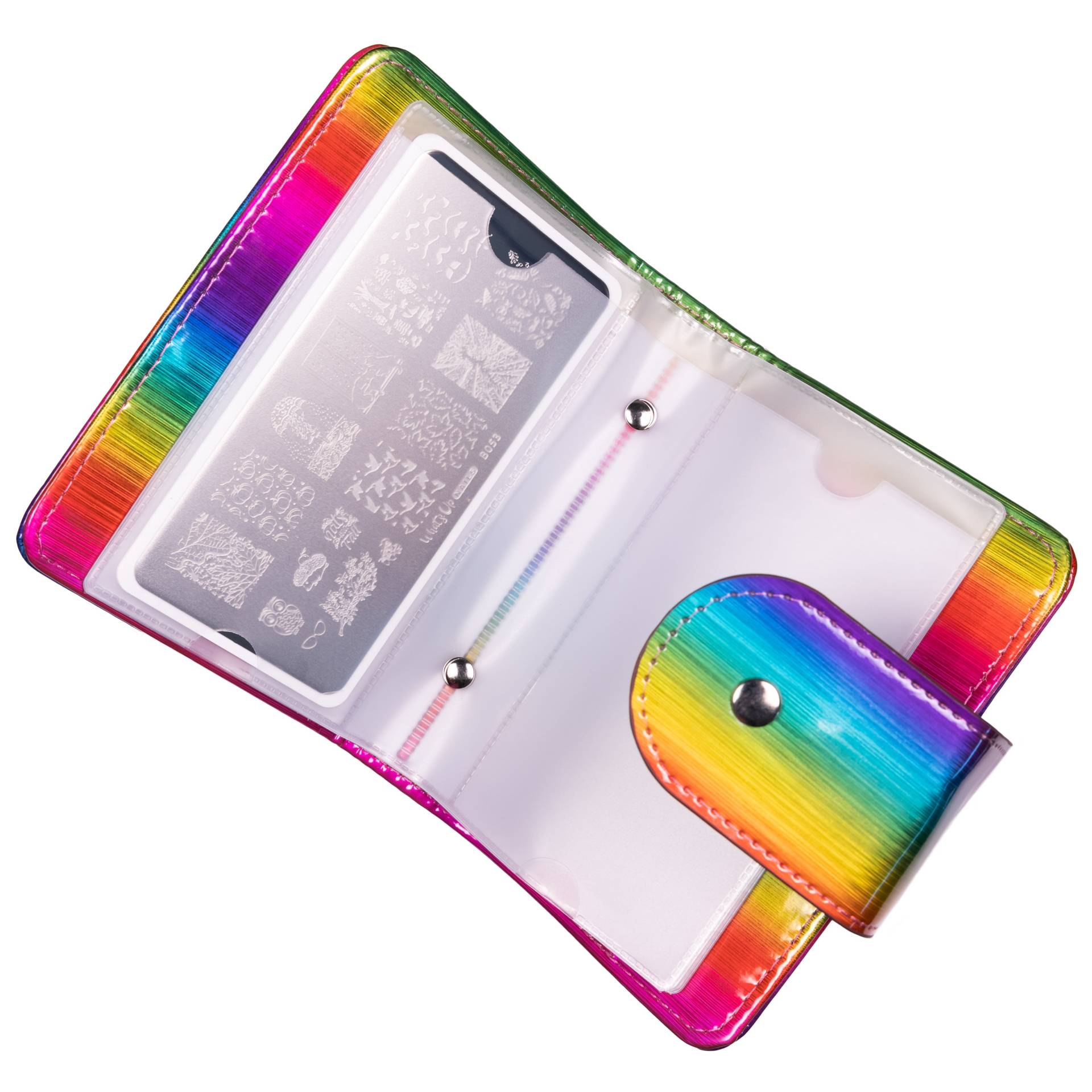 Regenbogen Teller Organizer, Snap Close Aufbewahrungshalter Für Stempelplatten Regenbogen Teller Organizer, Snap Close Aufbewahrungshalter Für Stempelplatten von WhatsUpNails