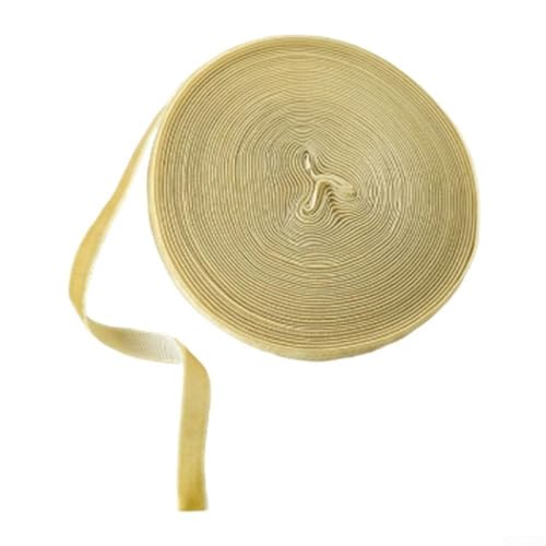 Dekoratives Samtband, Stoff, weich, Pannesamt, Girlande, dekorative Bänder für Weihnachtsbastelarbeiten, 10 m, Beige von WheatThrive