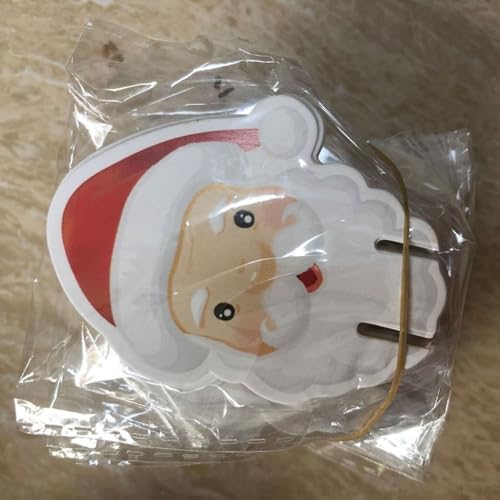 Einzigartige 10 Stück Weihnachts-Party-Tassenkarten mit Weihnachtsmannmützen-Design, perfekt zum Identifizieren von Trinkgläsern (D) von WheatThrive