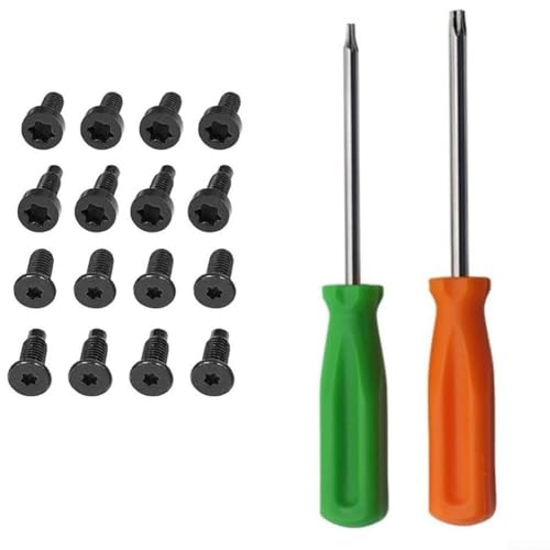 Innovatives Werkzeugset, 16 zuverlässige Sicherheitsschrauben, kompatibel mit Torx-Treibern für Ringe (16 Schrauben) von WheatThrive