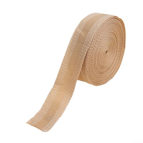 Saumband zum Aufbügeln, für dicke Stoffe wie Jeans und Arbeitskleidung, ideal zum Säumen von Hosen, Röcken, Vorhängen, 2 m, Beige Saumband zum Aufbügeln, für dicke Stoffe wie Jeans und Arbeitskleidung, ideal zum Säumen von Hosen, Röcken, Vorhängen, 2 m, Beige von WheatThrive