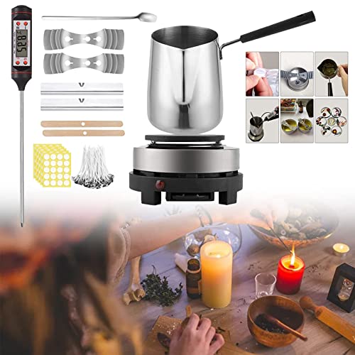 Whemyreat Wachsschmelzer Elektrisch,Kerzenherstellungszubehör,600 Ml Elektrische Wachsschmelzmaschine,Gießkanne,Diy Kerzenherstellungsset Mit Kerzenherstellungs Thermometer Für Anfänger Whemyreat Wachsschmelzer Elektrisch,Kerzenherstellungszubehör,600 Ml Elektrische Wachsschmelzmaschine,Gießkanne,Diy Kerzenherstellungsset Mit Kerzenherstellungs Thermometer Für Anfänger von Whemyreat