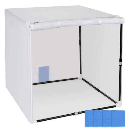 Whiidoom Sprühkabine, tragbares Sprühfarbenzelt mit Vorhang, 76,2 x 76,2 x 76,2 cm, Farbzelt für Sprühmalereiprojekte, ideale Malkabine für kleine Möbel Whiidoom Sprühkabine, tragbares Sprühfarbenzelt mit Vorhang, 76,2 x 76,2 x 76,2 cm, Farbzelt für Sprühmalereiprojekte, ideale Malkabine für kleine Möbel von Whiidoom