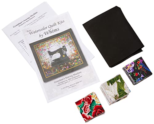Whims Watercolor Quilt Kits Grandma's Nähmaschine Quilting Supplies von Whims Watercolor Quilt Kits