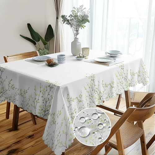 Tischdecke Rechteckig Abwaschbar, Tischtuch Outdoor Wasserdicht Gartentischdecke, Abwischbare Fleckschutz Pflegeleicht Blätter Tischdecken für Wohnzimmer, Garten, Hochzeiten oder Haushalt 140x180cm Tischdecke Rechteckig Abwaschbar, Tischtuch Outdoor Wasserdicht Gartentischdecke, Abwischbare Fleckschutz Pflegeleicht Blätter Tischdecken für Wohnzimmer, Garten, Hochzeiten oder Haushalt 140x180cm von Whimsio