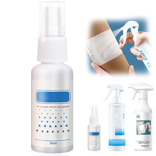 Whimsyard Thermopapier-Tintenlöschspray, Korrekturflüssigkeit, Thermopapier-Datenschutzflüssigkeit, Datenschutzflüssigkeit für persönliche Daten (30ml) von Whimsyard