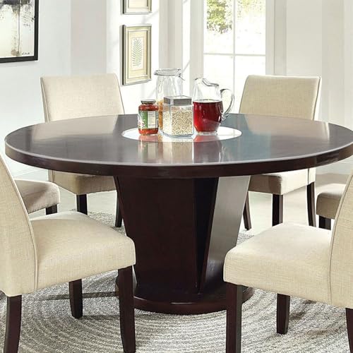 Whirltique Runder, transparenter Tischschutz, runde Kunststoff-Tischabdeckung, Vinyl-Tischschutz für Esstisch, Couchtisch, 137 cm dick, 2 mm dick von Whirltique