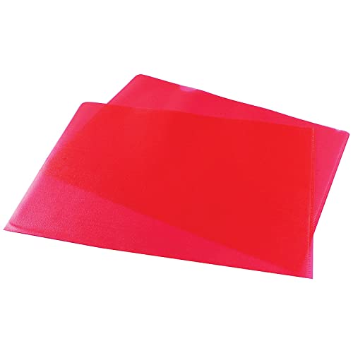 Klarsichthülle, Format A4, Rot (100 Stück) von White Box