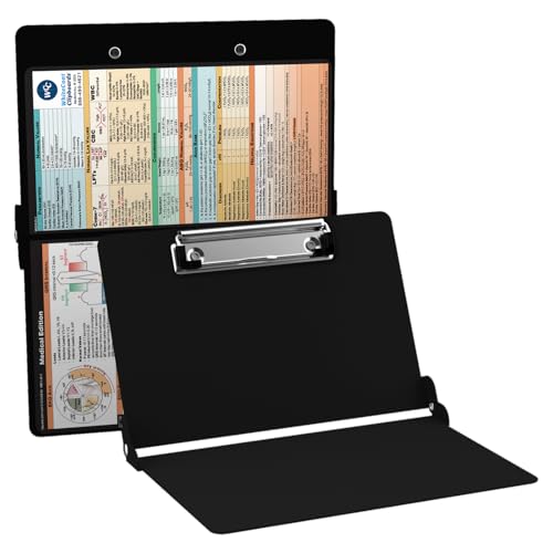 whitecoat medinfo Klemmbrett Medical Edition Schwarz von White Coat Clipboard