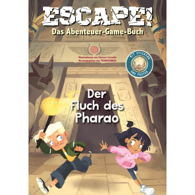 Escape! Das Abenteuer-Game-Buch: Der Fluch Des Pharao - Mattia Crivellini, Kartoniert (TB) von White Star