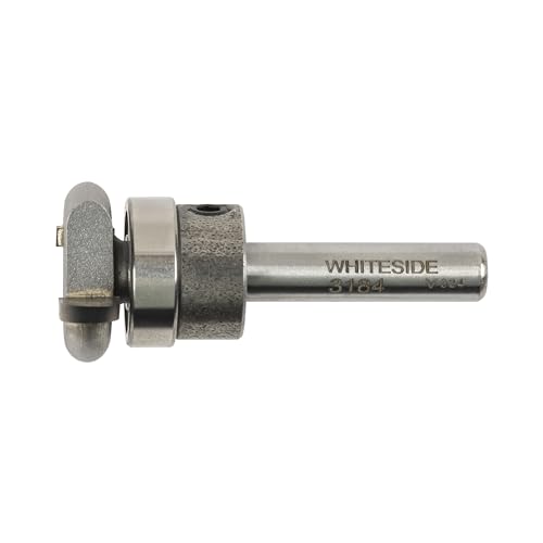 Whiteside 3184 Radius Nutfräser, 1/8 Zoll Radius, 0,6 cm Schnittlänge, 1/4 Zoll Schaft von Whiteside Router Bits