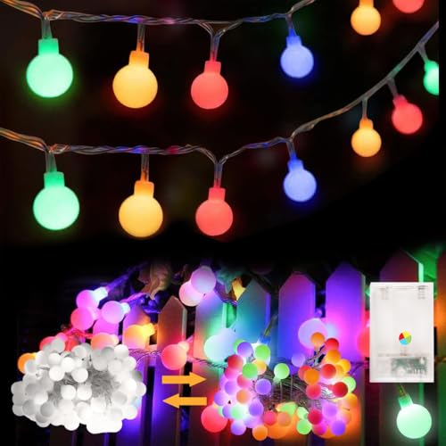 LED Lichterkette Kugel, 6M 40 LED Lichterkette Batterie Außen, 2 Modi Funkeln und Dauerlicht, für Innen Außen Deko, Balkon, Garten, Terrasse, Partys, Weihnachten, Hochzeit LED Lichterkette Kugel, 6M 40 LED Lichterkette Batterie Außen, 2 Modi Funkeln und Dauerlicht, für Innen Außen Deko, Balkon, Garten, Terrasse, Partys, Weihnachten, Hochzeit von WhizNook