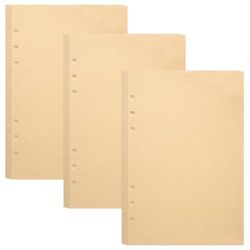 WhizNook 135 Blatt A5 Kraftpapier Nachfüllpapier, A5 Papier 6 Löcher Nachfülleinlagen, Nachfüllpapier A5 Nachfüllbar, Blanko, Nachfüllbare Refill Paper für Notizbuch Tagbuch Skizze Malerei WhizNook 135 Blatt A5 Kraftpapier Nachfüllpapier, A5 Papier 6 Löcher Nachfülleinlagen, Nachfüllpapier A5 Nachfüllbar, Blanko, Nachfüllbare Refill Paper für Notizbuch Tagbuch Skizze Malerei von WhizNook