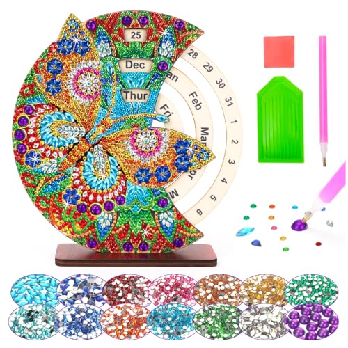 Bastelset Geschenk Mädchen 8 10 12 Jahre: Diamond Painting Kalender Spielzeug für 6-12 Jahre Mädchen Jungen, Diamant Basteln Kinder Ab 6-12 DIY Kreatives Geburtstag Geschenke Mädchen 6 7 8 9 10 Jahre von WhizWinks