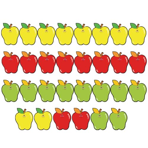 30pcs Bulletin Ausschnitte 5.5x4 5 Zoll Obstformausschnitte Für Tafel Wand Klassenzimmer Dekorationen Zurück In Die Schule Liefert Interaktive Lernumgebung von Whltzf