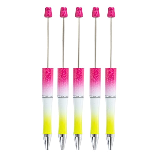 5 x Perlenkugelschreiber, lustiger Schreibstift, Kugelschreiber für Jungen, Mädchen, Kinder, Klasse, Belohnung, Geburtstag, Party, Gastgeschenk, Perlenstifte 5 x Perlenkugelschreiber, lustiger Schreibstift, Kugelschreiber für Jungen, Mädchen, Kinder, Klasse, Belohnung, Geburtstag, Party, Gastgeschenk, Perlenstifte von Whltzf