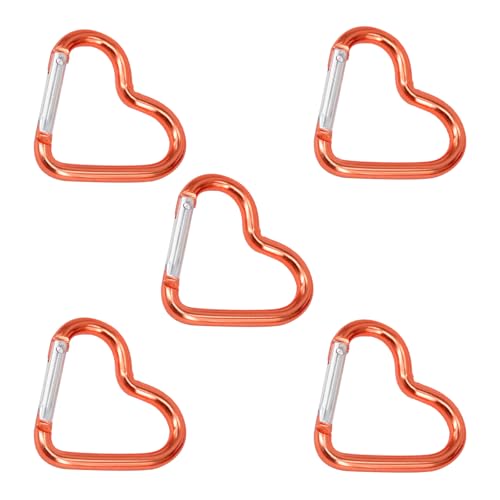5 x herzförmige Federverschlüsse aus Aluminiumlegierungen, Feder-Schnapphaken, Schlüsselanhänger, Metall-Karabiner, Schlüsselanhänger, Schnallen, Hardware, Tasche, Clip, Haken, Schnallen 5 x herzförmige Federverschlüsse aus Aluminiumlegierungen, Feder-Schnapphaken, Schlüsselanhänger, Metall-Karabiner, Schlüsselanhänger, Schnallen, Hardware, Tasche, Clip, Haken, Schnallen von Whltzf
