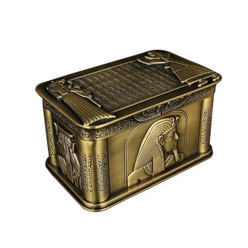 Antike, rechteckige Schmuck-Aufbewahrungsbox, tragbare Reise-Schmuckschatulle, geeignet für Ohrringe, Armbänder, Halsketten, Ringe, Halsketten, Ohrringe, Aufbewahrungsboxen für Damen Antike, rechteckige Schmuck-Aufbewahrungsbox, tragbare Reise-Schmuckschatulle, geeignet für Ohrringe, Armbänder, Halsketten, Ringe, Halsketten, Ohrringe, Aufbewahrungsboxen für Damen von Whltzf