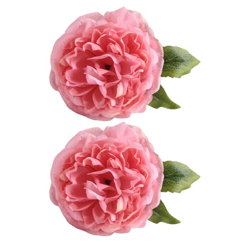 Dekorative Vorhang-Clips in Blumenform, künstliches Blumenmuster, Curatin, moderne Fensterdekoration, 2 Stück, Heimdekorationsset von Whltzf