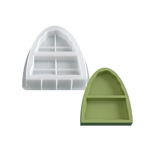 Doppelkammerharzgussform Für Ringe Tabletts Schlüsselhalter Und Craft Silicon Craft Formen von Whltzf