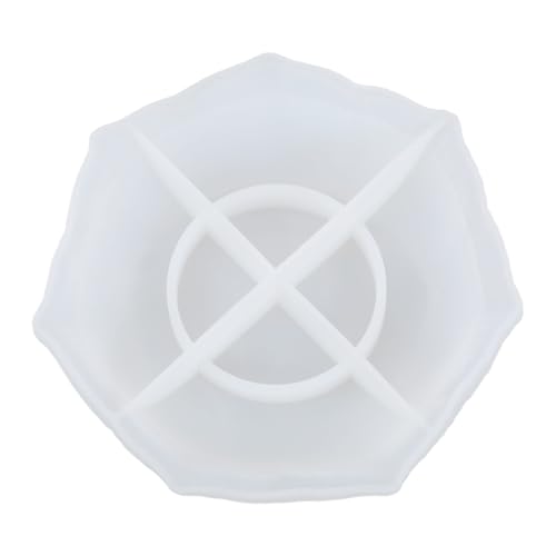 Flexible Silikonform zum Basteln, Blumenform, Epoxidharz, Schmuckschale, dekorative Aufbewahrungsplatte, flexibles Silikon-Basteltablett von Whltzf