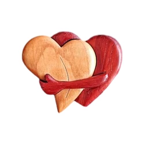 Holzherz, Dekoration, Basteln, Valentinstag, für Paare und Kunstsammler, Schreibtisch-Ornament, Sammlerstück, Heimdekoration Holzherz, Dekoration, Basteln, Valentinstag, für Paare und Kunstsammler, Schreibtisch-Ornament, Sammlerstück, Heimdekoration von Whltzf