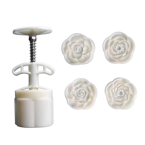 Keksstempel mit Blumenmuster, Dessertformen, Handdruck, Dessertmacher, Backwerkzeug für Mittherbst-Festivals, ausdauernder Keksstempel und Ausstecher, Presse zum Backen und Hochzeit Keksstempel mit Blumenmuster, Dessertformen, Handdruck, Dessertmacher, Backwerkzeug für Mittherbst-Festivals, ausdauernder Keksstempel und Ausstecher, Presse zum Backen und Hochzeit von Whltzf