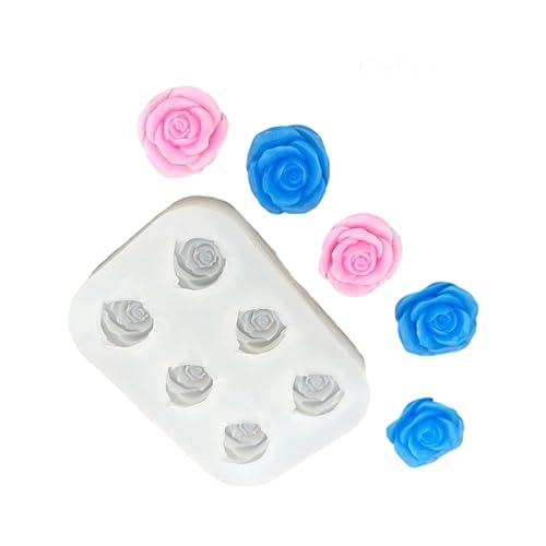 Mehrzweck-Silikon-Rosenform für Seife, Schokolade, Bastelwerkzeug, Backen, Silikon-Schmuck-Werkzeug Mehrzweck-Silikon-Rosenform für Seife, Schokolade, Bastelwerkzeug, Backen, Silikon-Schmuck-Werkzeug von Whltzf