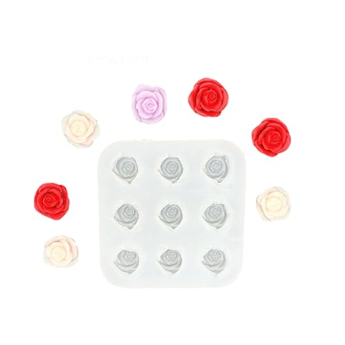 Mehrzweck-Silikon-Rosenform für Seife, Schokolade, Bastelwerkzeug, Backen, Silikon-Schmuck-Werkzeug Mehrzweck-Silikon-Rosenform für Seife, Schokolade, Bastelwerkzeug, Backen, Silikon-Schmuck-Werkzeug von Whltzf