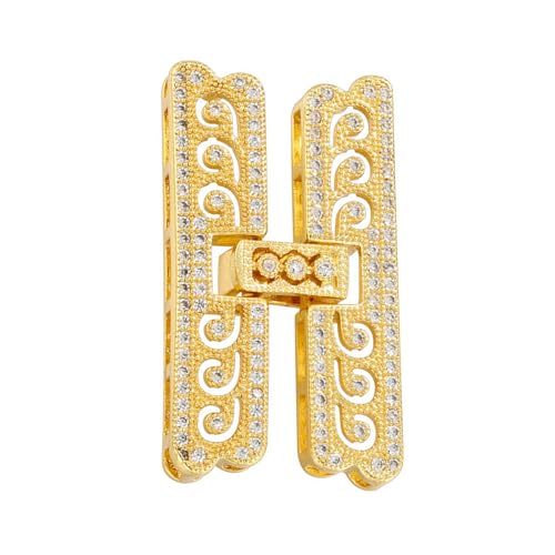 Mehrzweck-Steckverbinder in Zirkonia-Form, tragbar, für Perlen, Halsketten und Armbänder, Halskettenverschlüsse von Whltzf