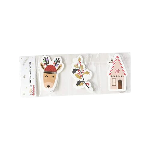 Nachhaltige Urlaubsgrußkarten mit vorgestanzten Löchern, einfaches Aufhängen, Design für Baumschmuck und Basteletiketten, mit vorgeschnittenen Löchern Nachhaltige Urlaubsgrußkarten mit vorgestanzten Löchern, einfaches Aufhängen, Design für Baumschmuck und Basteletiketten, mit vorgeschnittenen Löchern von Whltzf