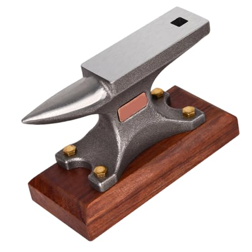 Professioneller Stahlbetreiber Für Juwelierhandwerk Und Metallschmiedjuwelers Werkzeugbänke Block Mit Robuster Ebenholz Holzbasis Schmieden Ambos von Whltzf