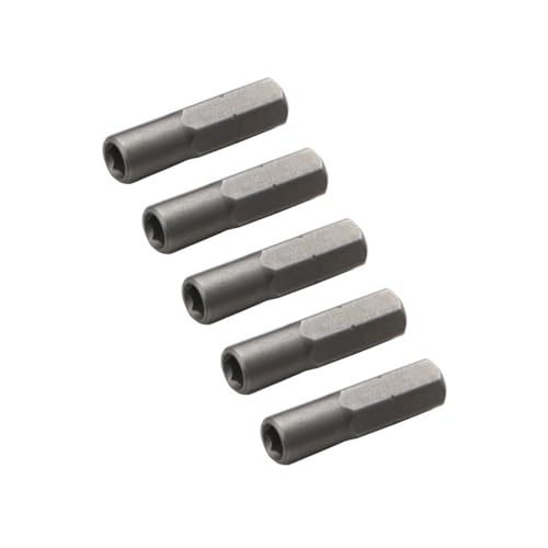 Sechskant-Bit-Adapter, 5-teiliges Set, 6,35 mm auf 4 mm Stecknussschaft für präzise Schraubendreher und Bohrer, Stahl-Bit-Adapter von Whltzf
