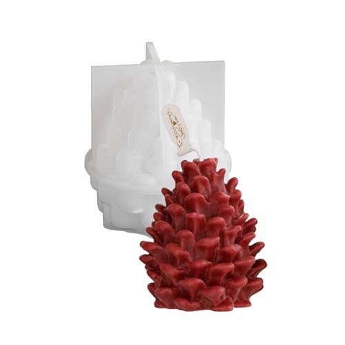 Silikonform, Tannenzapfenform, flexible Silikonformen für Heimdekoration, Seife, Kuchen, Schokolade, Basteln, Weihnachtsform Silikonform, Tannenzapfenform, flexible Silikonformen für Heimdekoration, Seife, Kuchen, Schokolade, Basteln, Weihnachtsform von Whltzf