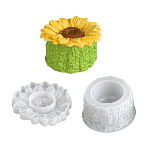 Silikonform Kerzen Tassen Schimmelpilze Silikonstextur Für Dekorative Harzlagerbehälter Crafting Projects Harzfahrzeuge Schimmelpilze von Whltzf